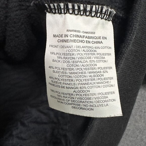 Nike Sweatshirt Womens Large Black Elephant Print Crewneck Pullover 841645-010 - Picture 10 of 14